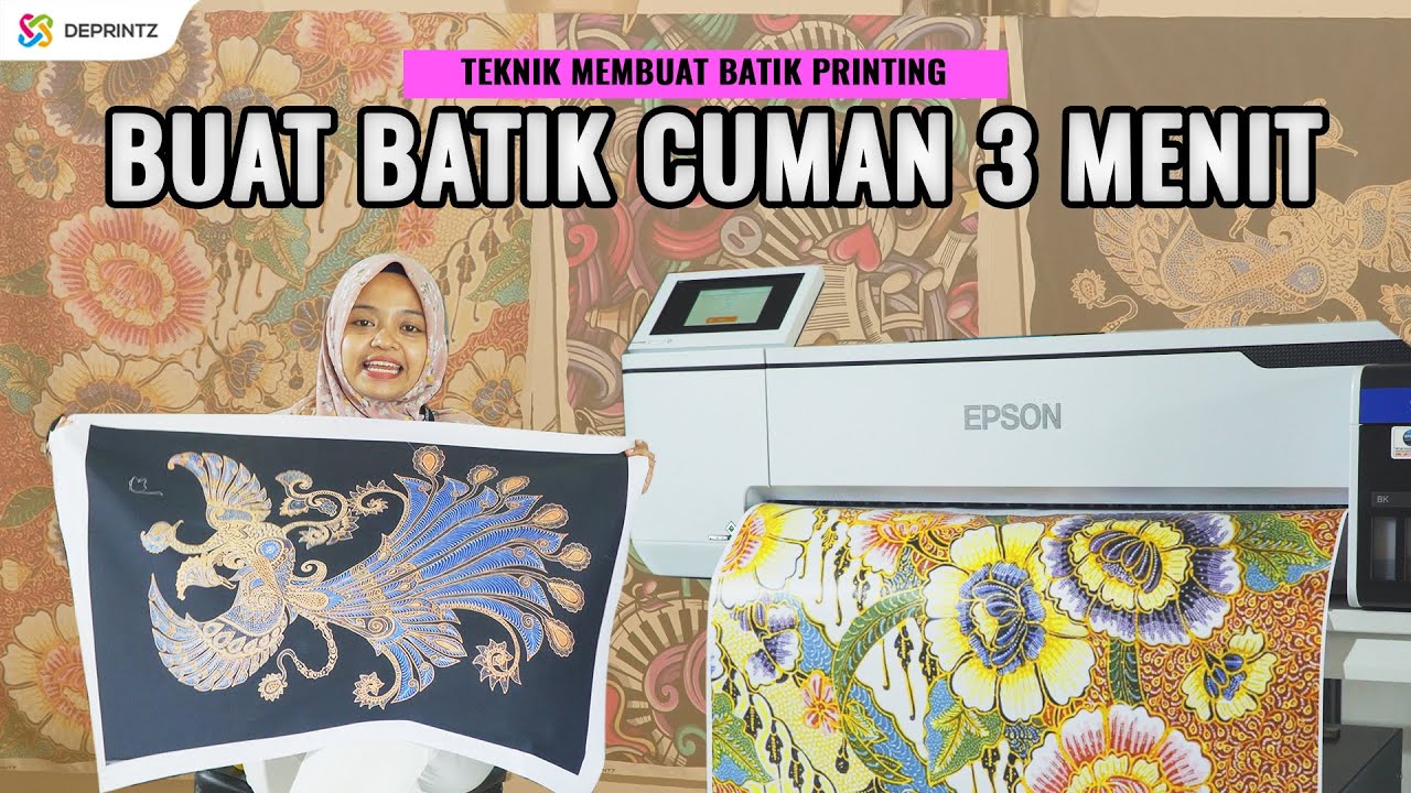 Cara Membuat Batik Printing Cuma 3 Menit! Ternyata Ini Prosesnya...